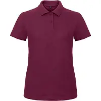 B&C PWI11 | Damen Polo ID.001 /Femininer Schnitt - Farbe: Wine - Größe: M