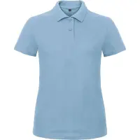 B&C PWI11 | Damen Polo ID.001 /Femininer Schnitt - Farbe: Light Blue - Größe: L