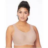 Glamorise Nahtloser Sport-BH für hohe Belastung Glamorise Kaffee