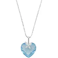Amor Kette mit Anhänger für Damen, Sterling Silber 925 | Herz Zirkonia (synth.) amor Silber