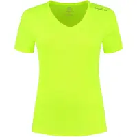 Rogelli Promo Short Sleeve T-shirt Gelb L Frau