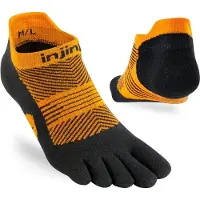 Injinji Lightweight No-show Socks Orange,Schwarz EU 35-40 Frau