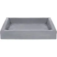 Bia Bed Baumwolle Hoes Hondenmand Grijs