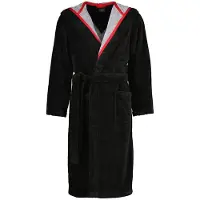 Cawö Bademantel 831 Kapuze Schwarz Herren-58 / 60