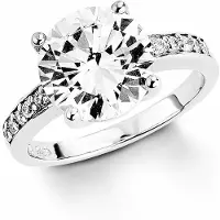 Amor Ring für Damen, Sterling Silber 925, Zirkonia (synth.) amor Silber