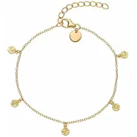Noelani Armband für Damen, Sterling Silber 925, Coin Noelani Gold
