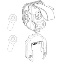 Bosch Montage-Kit PowerTube 500/625/750 vertikal, schlossseitig - sicheres Ak....