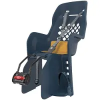 Polisport Joy FF Hinterer Kinderfahrradsitz Rahmenmontage - Denim/Yellow