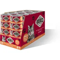 Voskes Jelly Thunfisch mit Garnelen Nassfutter Katze (85 g)