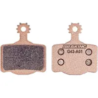 Braking Bremsbeläge Semi-Metallisch für Magura MT2/MT4/MT6/MT8/MTS 2022 Scheibenbremsbeläge