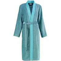 Cawö Bademantel 6431 Kimono Turquoise Damen-38
