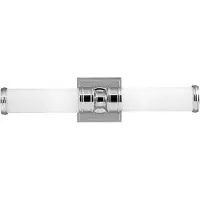 FEISS Wandlampe Payne, dimmbar, chrom / silber, für Badezimmer, Glas, Wandleuchte, Wandlampe Bad