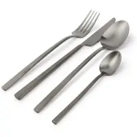 Salt & pepper Terno Besteckset 16 Stück Matt Schwarz - Fine Dining Living