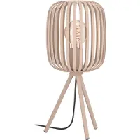 Eglo Tischlampe Romazzina, creme / amber, für Wohn- / Esszimmer, Metall, Modern, Tischlampe