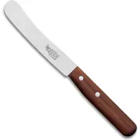 Robert Herder Frühstücksmesser Buckels, Carbon, Pflaumenholz, Buckelsmesser