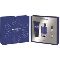 Mont Blanc Set mit Herrenparfüm Explorer Ultra Blue 3 Stücke