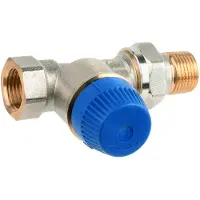 Honeywell Resideo Thermostatventil Kombi-TRV DN 10 Durchgang Messing vernickelt