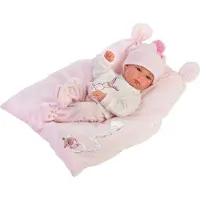 Llorens Puppe Bimba rosa 35cm, Babypuppe, Weiblich, Mädchen, 350 mm, Mehrfarbig