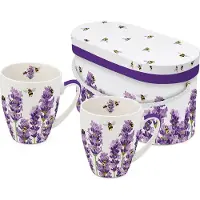 Paperproducts Design ppd 2 Mug Set Bees & Lavender