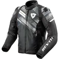 REV'IT! Apex TL Schwarz Weiß Jacke Größe M