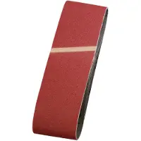 Kwb Schleifbänder 75x533 mm aus Edelkorund mit Körnung 40, Spezialverleimung und flexiblem Baumwollgewebe für den groben Schliff von Holz und Metall