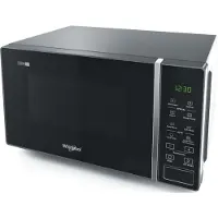 Whirlpool MWP 201 SB, Arbeitsplatte, Solo-Mikrowelle, 20 l, 700 W, Eingebautes Display, LED
