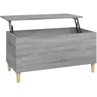 vidaXL Couchtisch Grau Sonoma 90x44,5x45 cm Holzwerkstoff