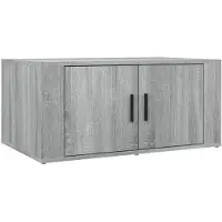 vidaXL Couchtisch Grau Sonoma 80x50x36 cm Holzwerkstoff