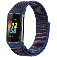 IMoshion Nylonarmband für das Fitbit Charge 5 - Größe S - Blau