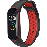 IMoshion Pr2202 für Xiaomi Mi Band 3 / 4 - Black / Red