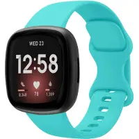 IMoshion Silikon-Armband⁺ für Fitbit Versa 4 / 3 / Sense (2) - Türkis