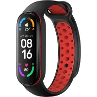 IMoshion Pr2202 für Xiaomi Mi Band 5 / 6 - Black / Red