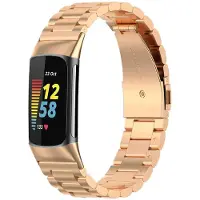 IMoshion Edelstahlarmband für Fitbit Charge 5 / 6 - Rosé gold