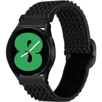 IMoshion Elastisches Nylonarmband - Universelle 20 mm Anschluss - Schwarz