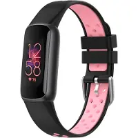 IMoshion Sport Silikonarmband für Fitbit Luxe - Schwarz & Rosa