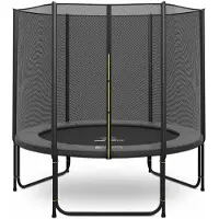 Magic Circle Pro Trampolin Randabdeckung Flat to the Ground Grau 244 cm