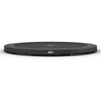 Berg Bodentrampolin Elite InGround 430 Stahlrahmen Grau