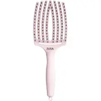 Olivia Garden Finger Brush Combo Medium Pastellrosa Haarbürste - Groß