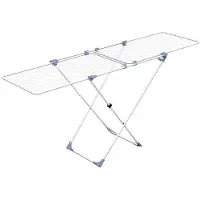 Gimi 153847 Ausziehbare Wäscheleine Weiß Weiß One Size