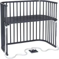 Babybay Beistellbett Boxspring XXL schiefergrau 168107