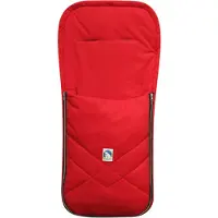 HEITMANN FELLE Fußsack "Eisbärchen - Sommerfußsack", Baby, rot, Baumwolle, Polyester, Fußsäcke Fußsack, leichte Ausführung, ideal im Sommer, für Kinderwagen & Buggy, waschbar
