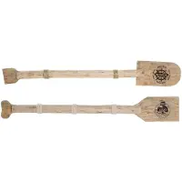 DKD Home Decor Wall Decoration 130 x 8 x 18 cm Brown Paddle (2 Units)