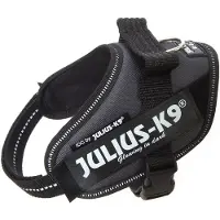 Julius-K9 Hundegeschirr anthrazit, Größe: Mini-Mini