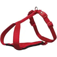 Trixie Premium Y-Geschirr - rot - 75-95 cm/25 mm