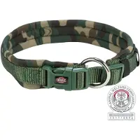 Trixie Premium Hundehalsband - XS/S: 27-35 cm x 10 mm - Waldgrün
