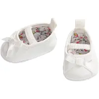 Heless Puppenschuhe Ballerina Mädchen 38-45 cm Polyester weiss