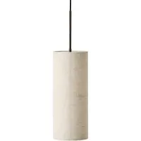 Audo Copenhagen Hashira Hängeleuchte Leinen Ø18cm Natur - Audo , Hashira, dimmbar, Beige, für Wohnzimmer, Stoff / Textil, Design