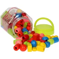 Basic Holz Perlen 2play 610069 72 Stück