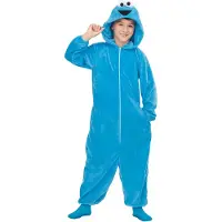 MOM Cookie Monster Pyjama Junior Kostüm