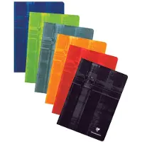 Clairefontaine 10x Heft 16,5x21 cm, 36 Blatt 90g, liniert mit Rand - Sortiert 363C